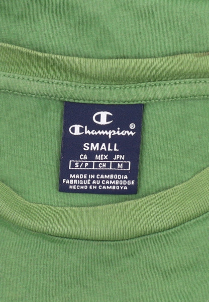 Mens UK Size S Champion Green  T-Shirt