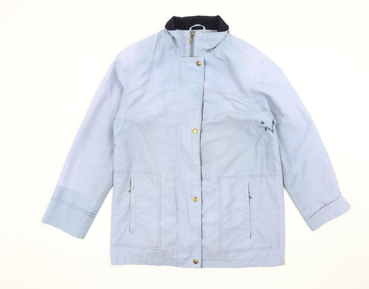 Womens UK Size 10 EWM Blue Basic Jacket