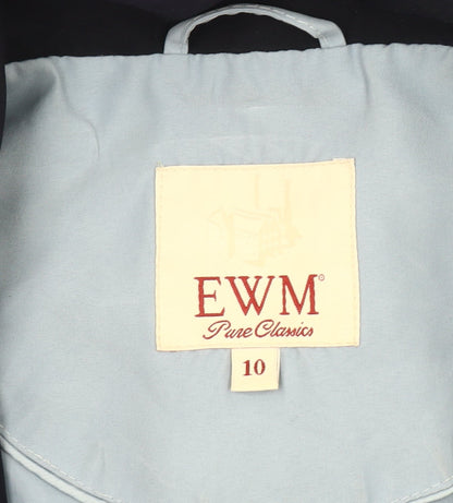 Womens UK Size 10 EWM Blue Basic Jacket