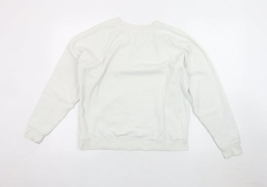 Womens UK Size 6 Jack Wills White Pullover Sweatshirt