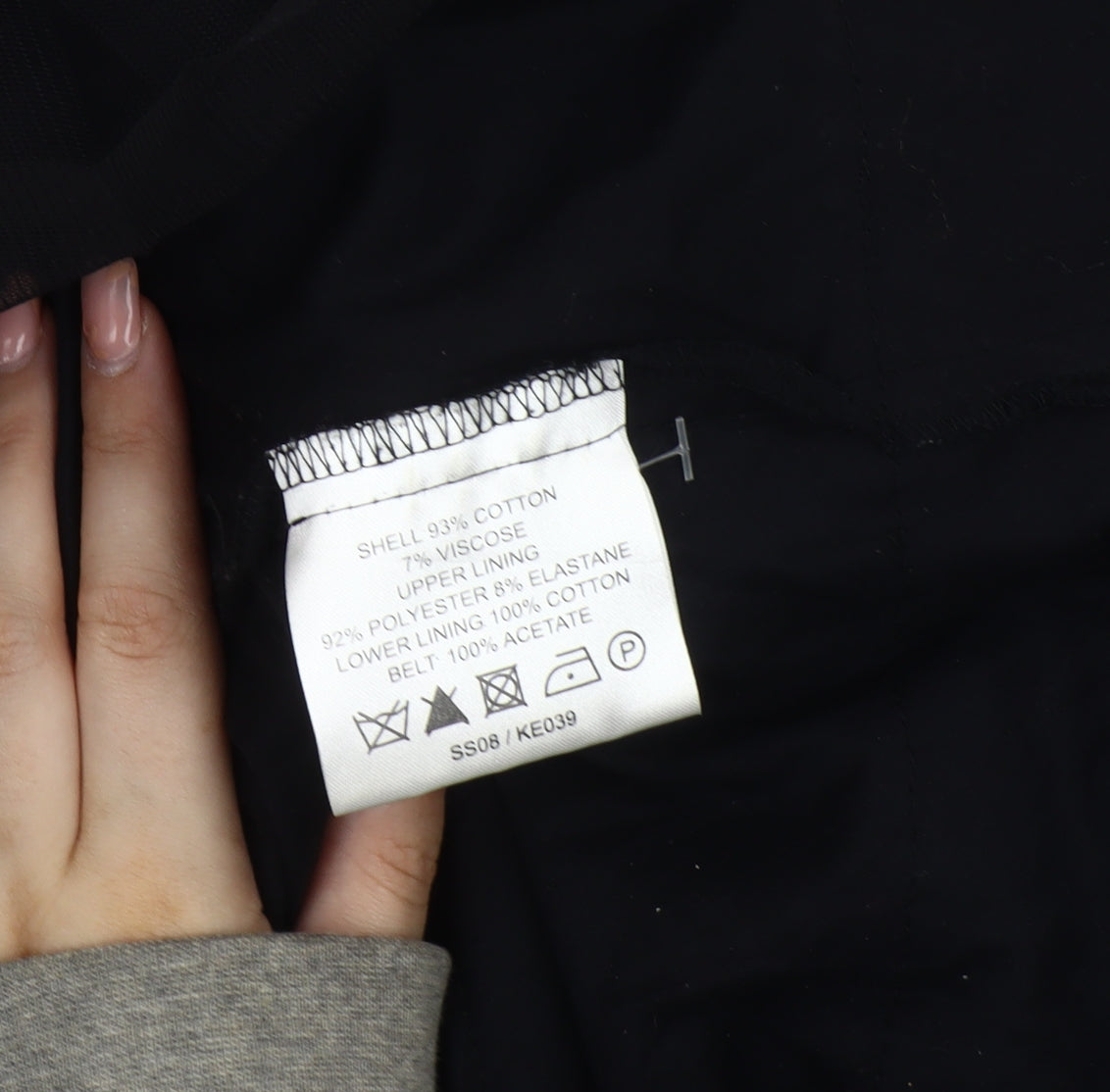 Karen Millen Women’s Black Ivory Crochet Dress Size 8