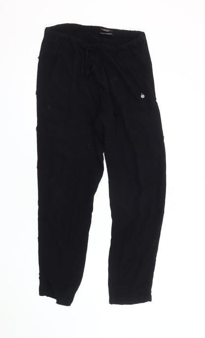 Maison Scotch Women's Black Jogger Trousers 2XS