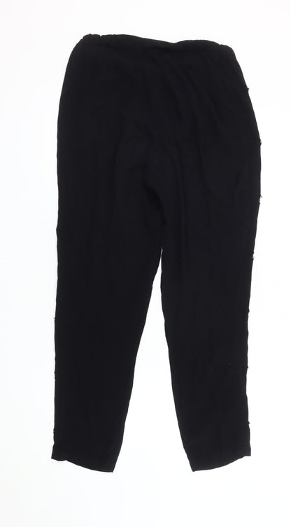 Maison Scotch Women's Black Jogger Trousers 2XS
