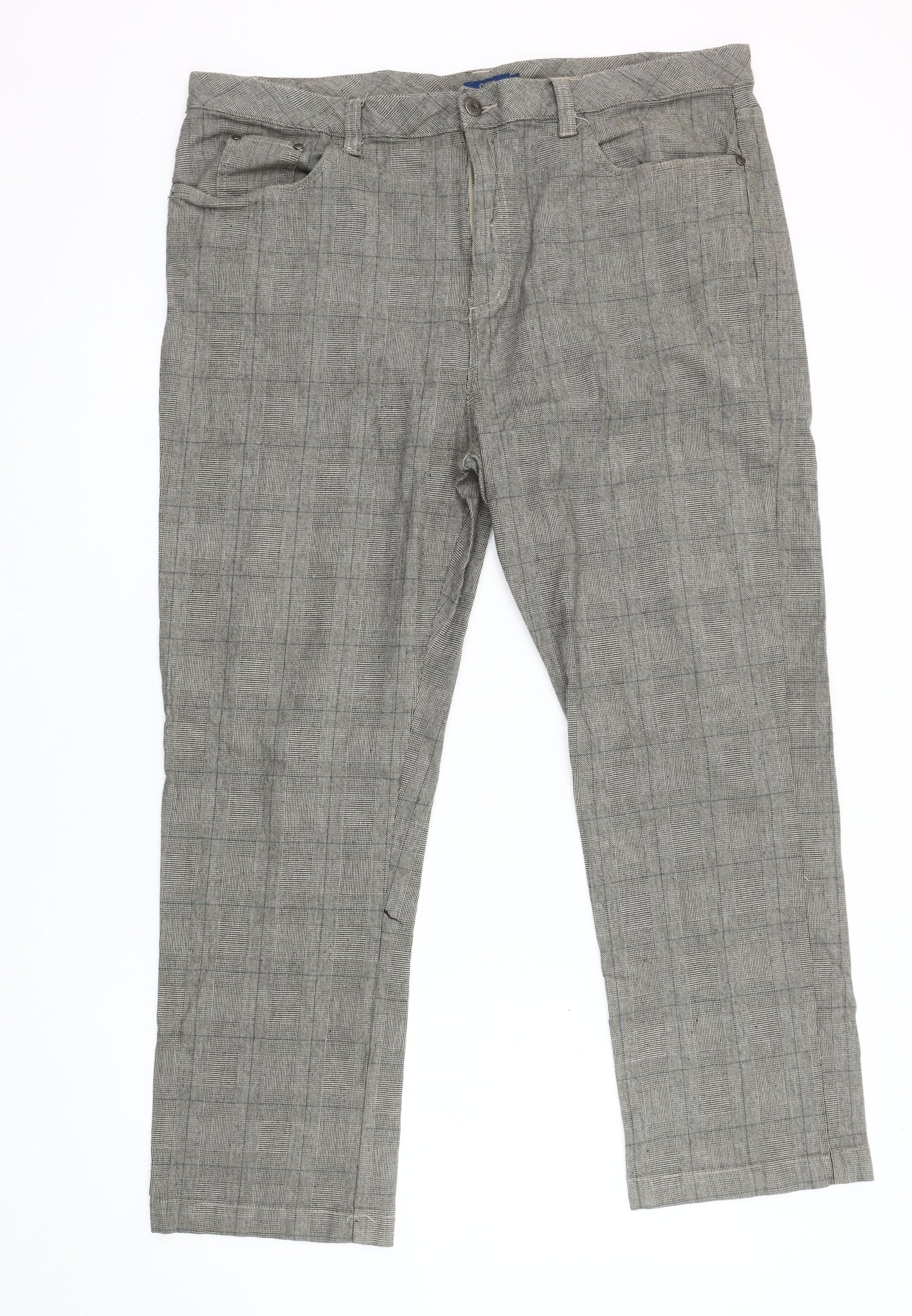 Mens UK Size 42 Cotton Traders   Grey Trousers