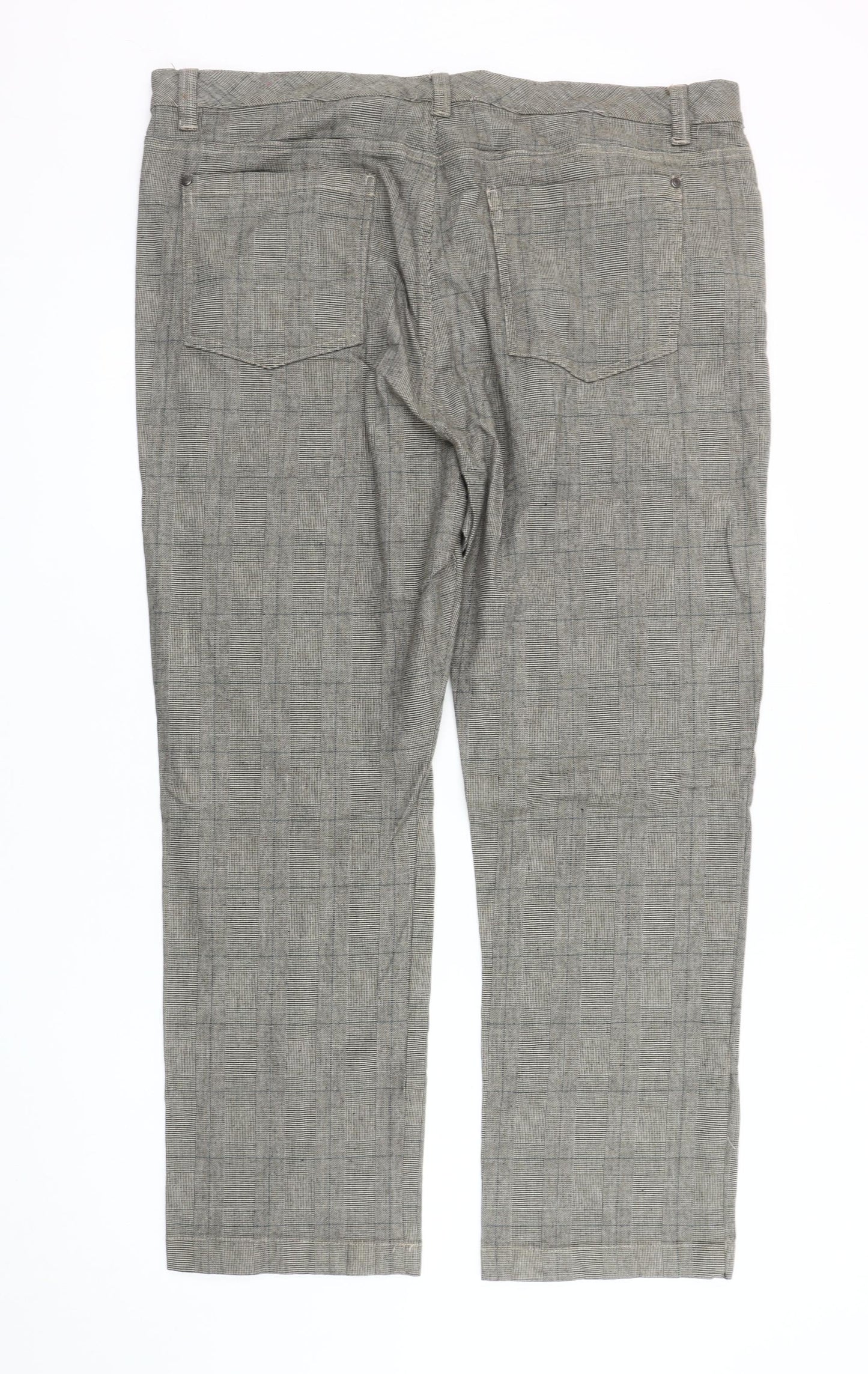 Mens UK Size 42 Cotton Traders   Grey Trousers