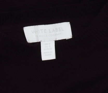 Womens UK Size 8 The White Company Black Pullover Jumper