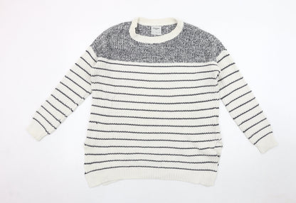 Womens UK Size S VERO MODA Ivory Pullover Jumper
