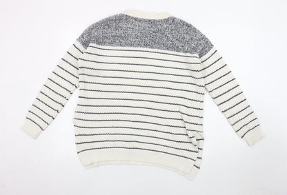 Womens UK Size S VERO MODA Ivory Pullover Jumper