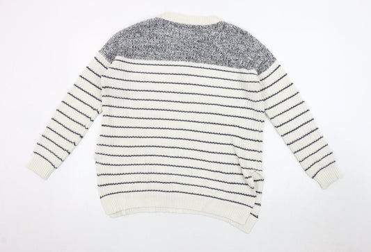 Womens UK Size S VERO MODA Ivory Pullover Jumper