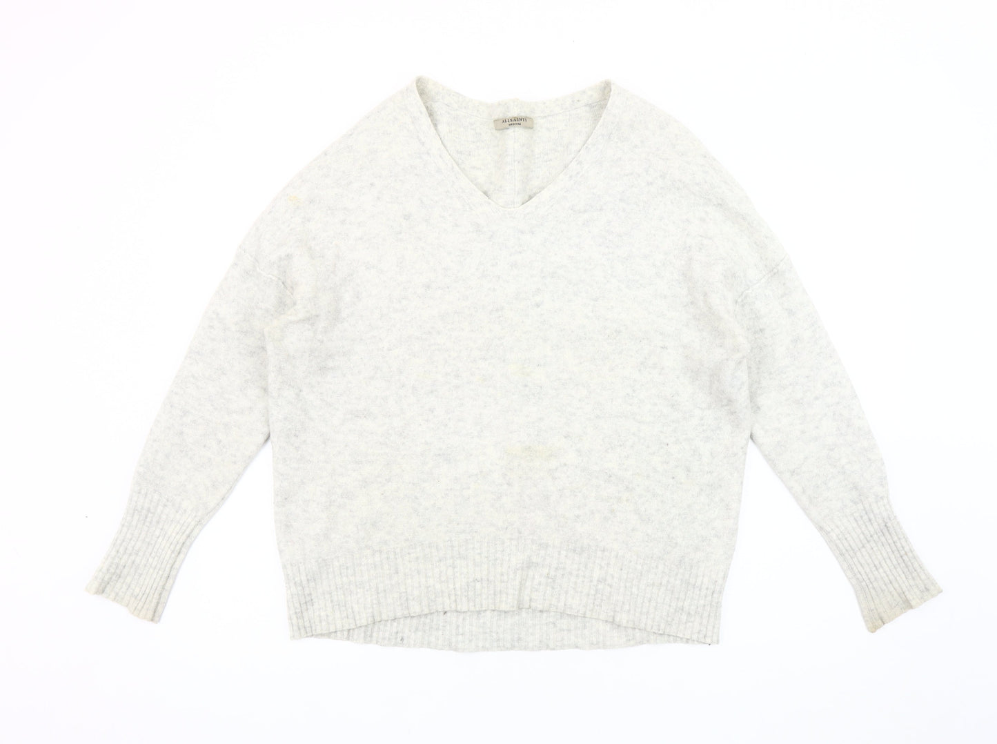 Womens UK Size M AllSaints Ivory Jumper Jumper