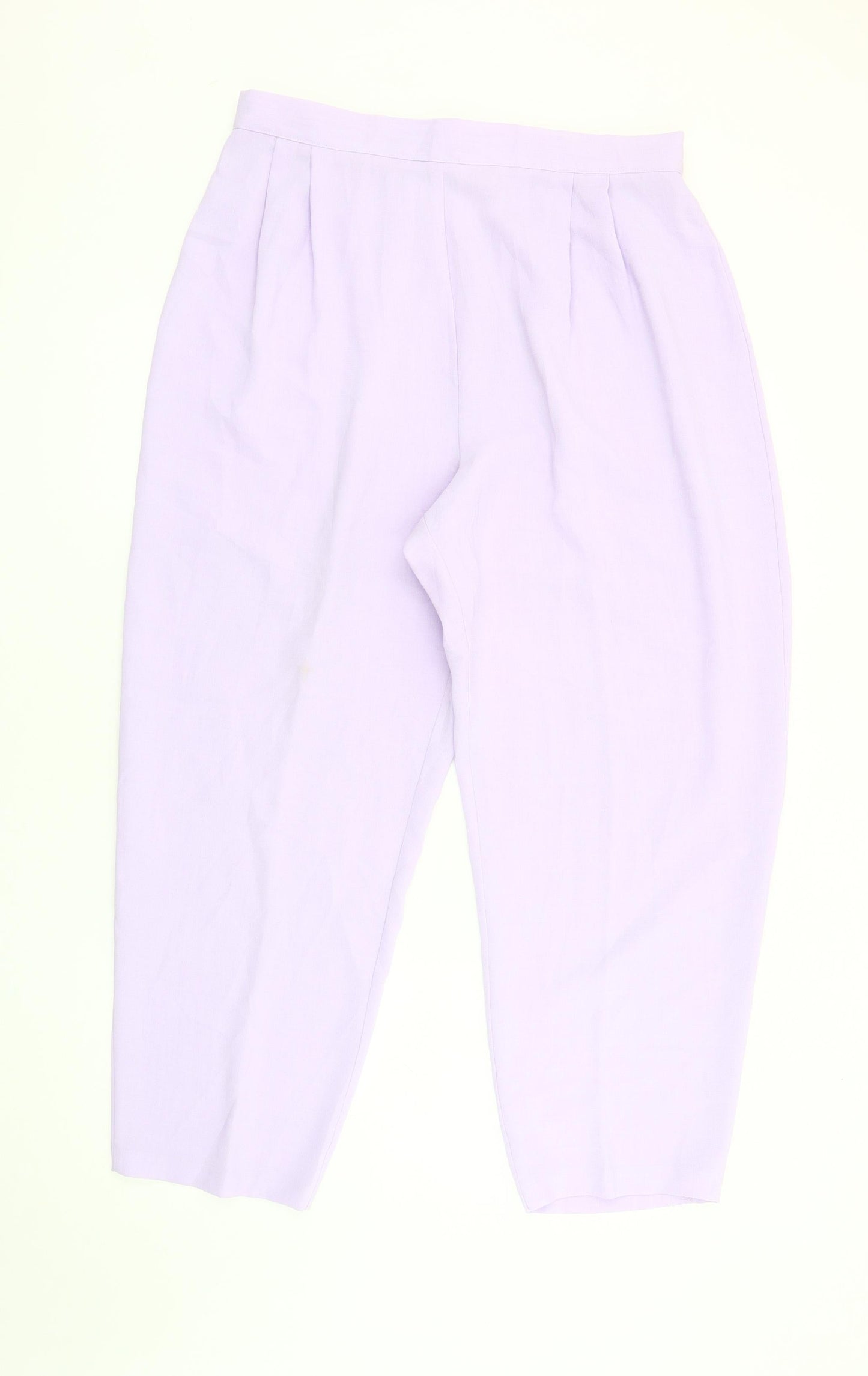 Womens UK Size 20 Berketex Relaxed Fit Ankle Purple Trousers
