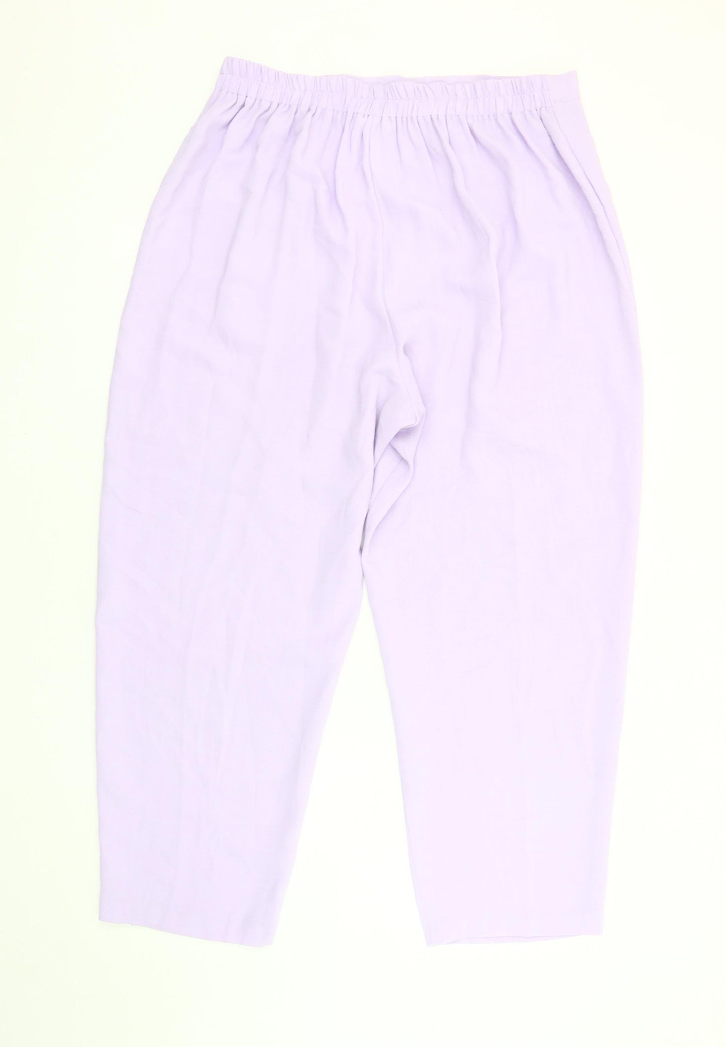Womens UK Size 20 Berketex Relaxed Fit Ankle Purple Trousers