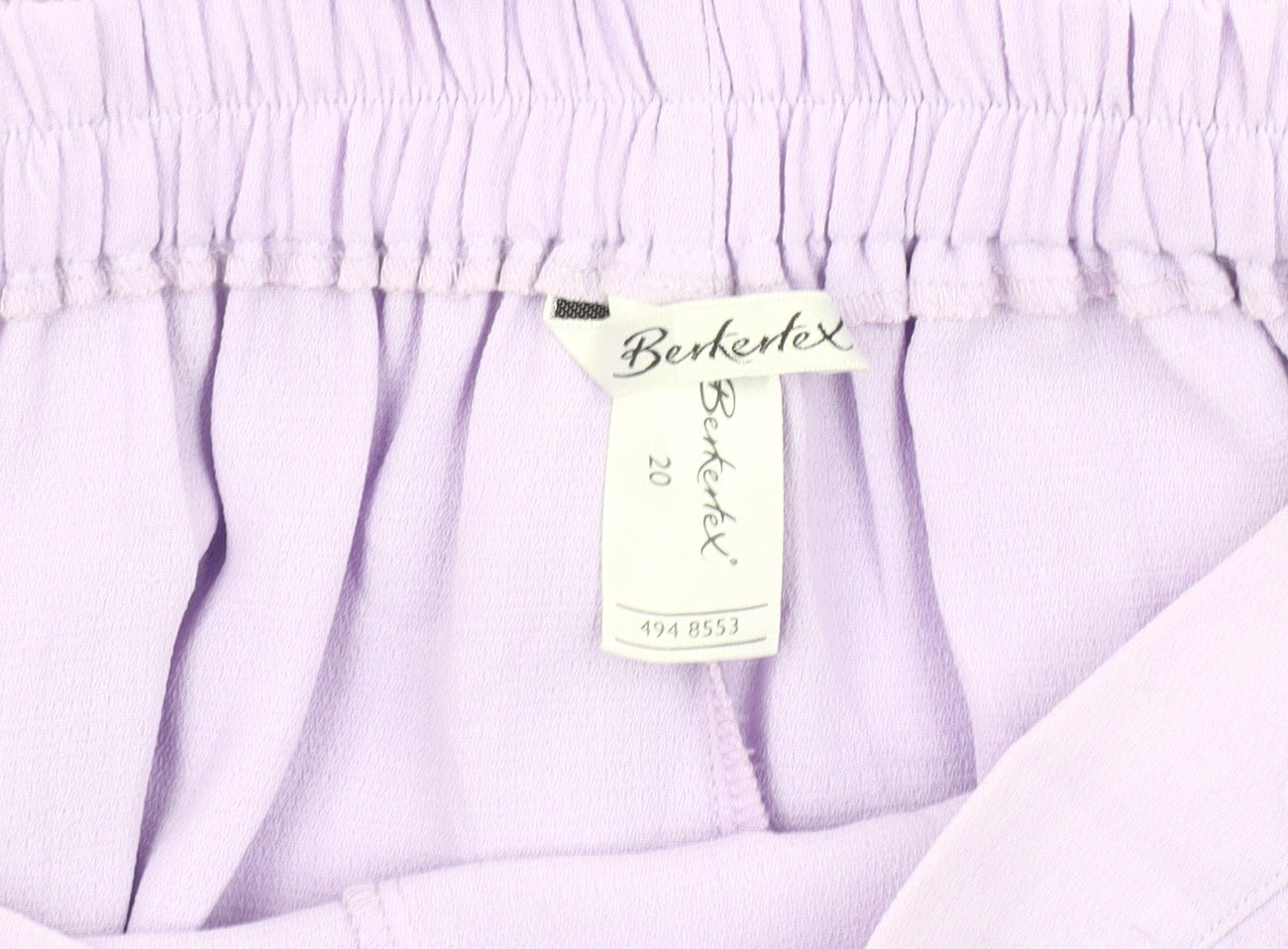 Womens UK Size 20 Berketex Relaxed Fit Ankle Purple Trousers