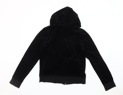 Juicy Couture Women's Black Velour Jacket XL