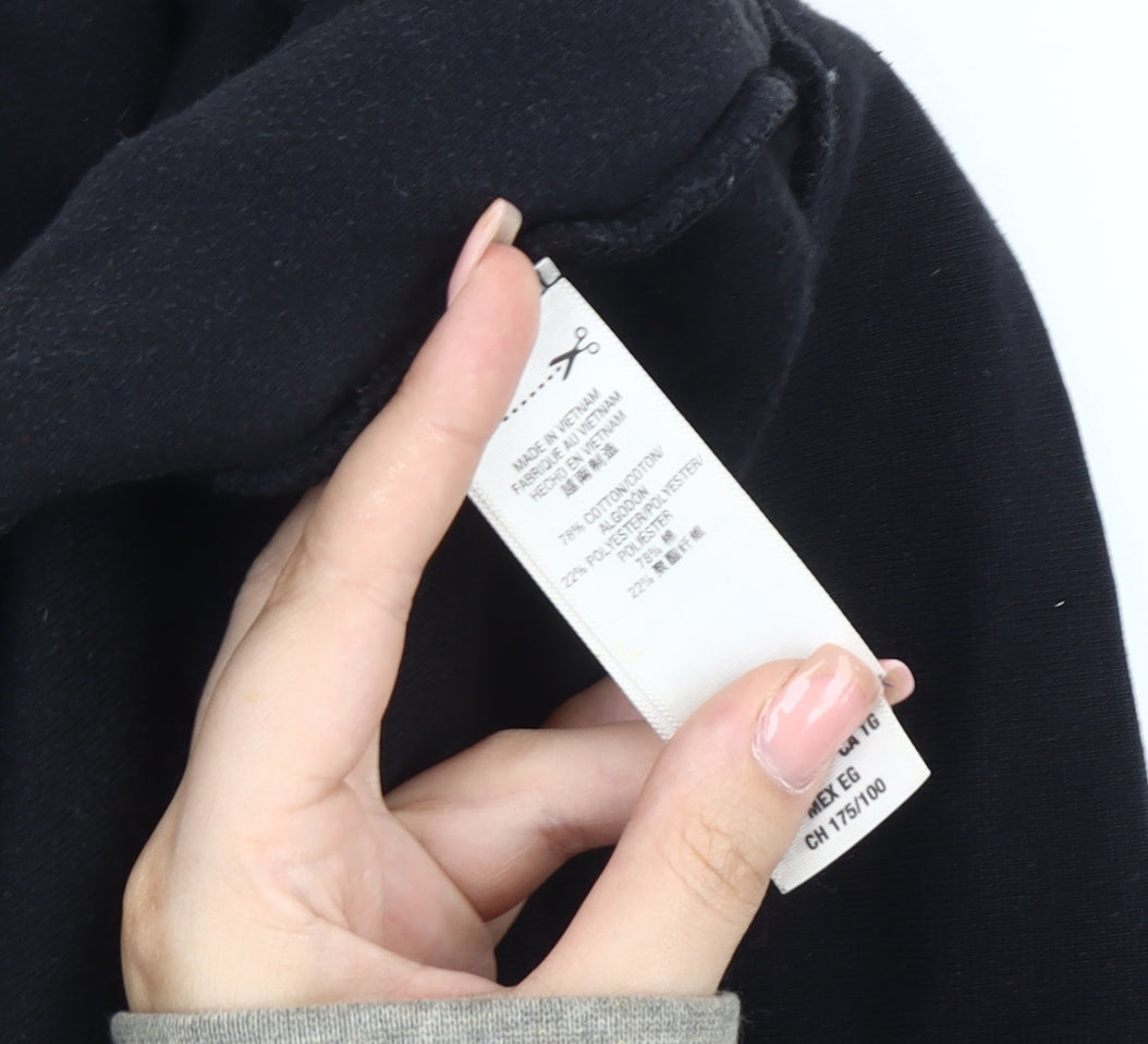 Juicy Couture Women's Black Velour Jacket XL