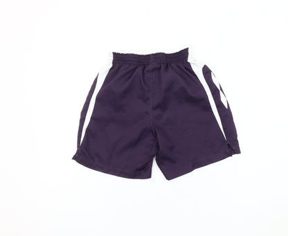 Umbro Boys' Purple Athletic Football Shorts Size 158