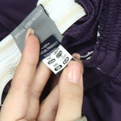 Umbro Boys' Purple Athletic Football Shorts Size 158