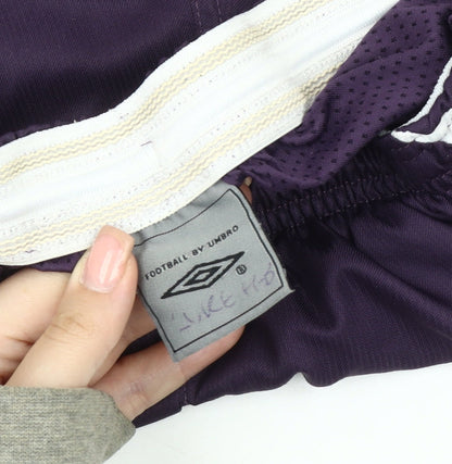 Umbro Boys' Purple Athletic Football Shorts Size 158