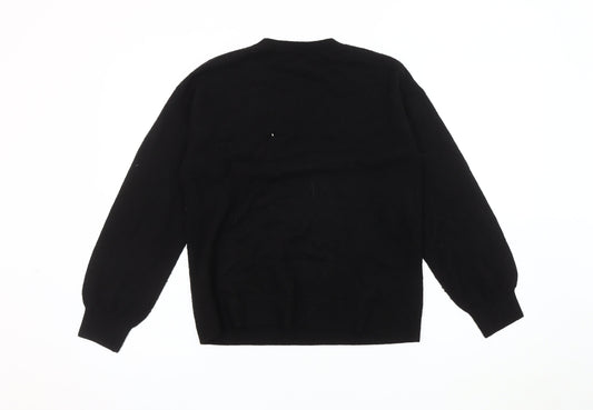 Womens UK Size S Marks and Spencer Black Pullover Jumper