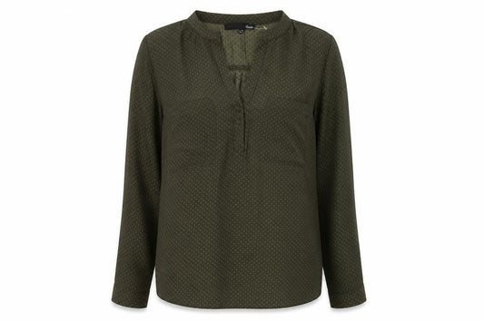 Womens UK Size 8 Etam Green Basic Blouse