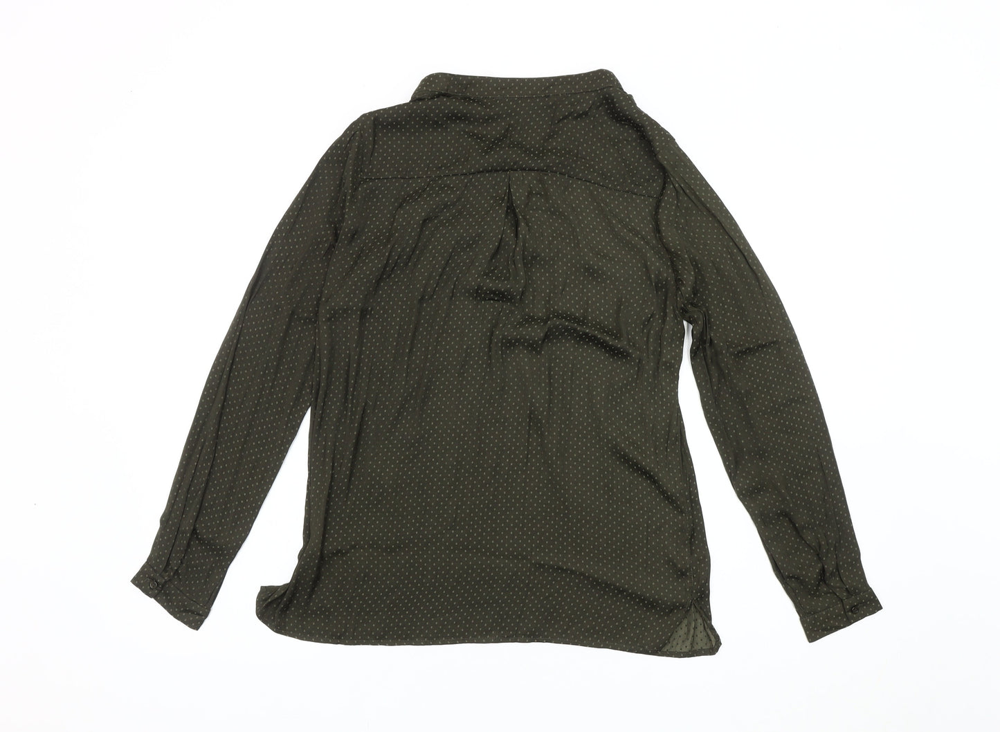 Womens UK Size 8 Etam Green Basic Blouse