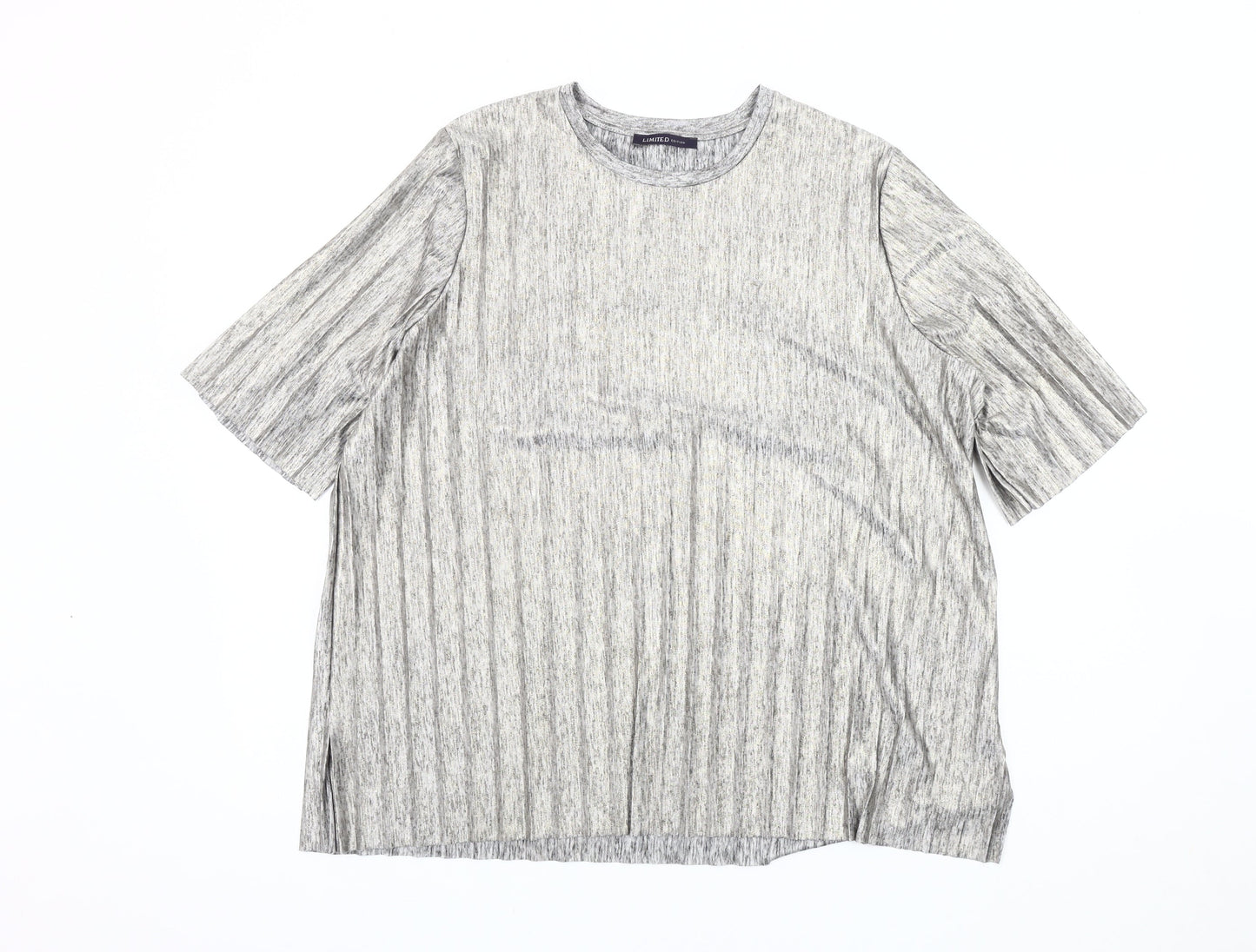 Womens UK Size 16 Marks and Spencer Grey Basic T-Shirt