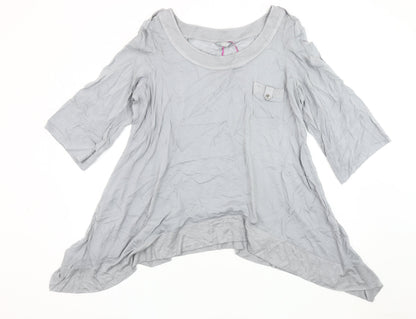 Womens UK Size 18 Per Una Grey Basic Tunic