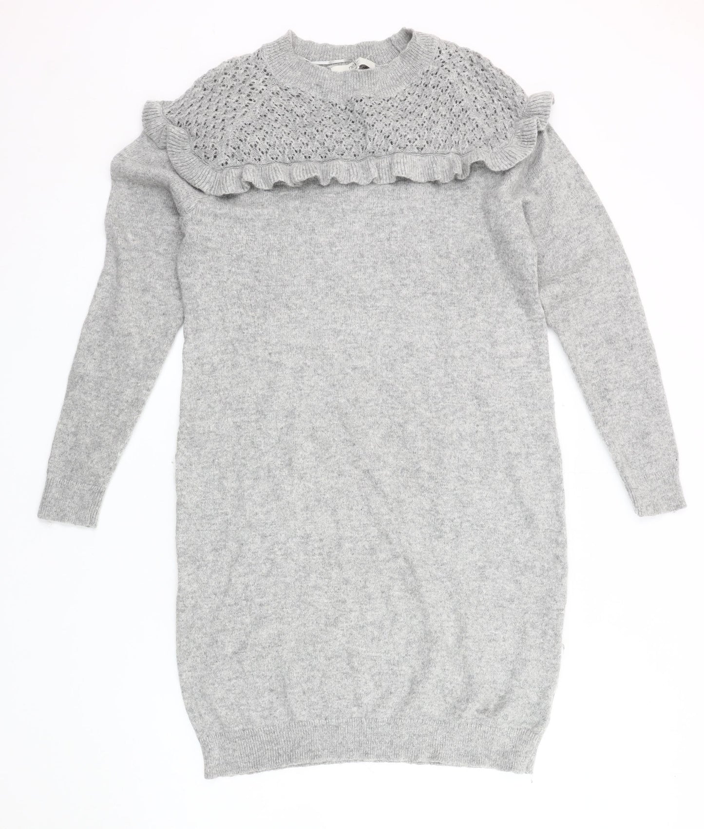 Womens UK Size 16 NEXT Grey Pullover Jumper