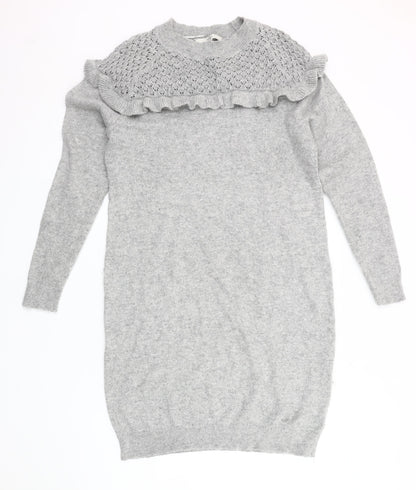 Womens UK Size 16 NEXT Grey Pullover Jumper
