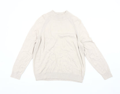 Womens UK Size 18 Marks and Spencer Beige Pullover Jumper