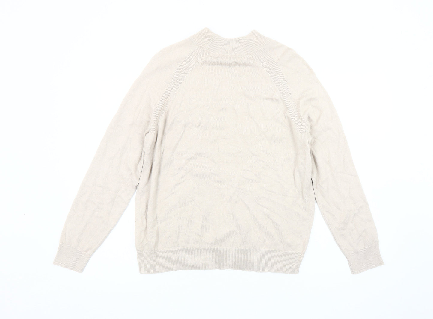 Womens UK Size 18 Marks and Spencer Beige Pullover Jumper