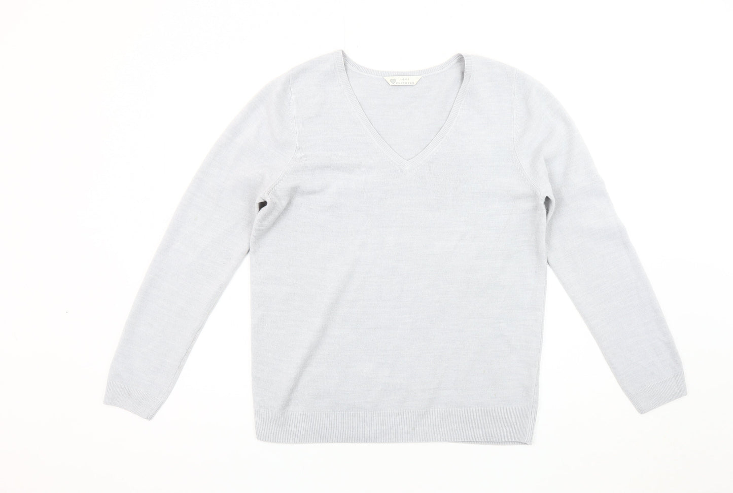Womens UK Size 14 BHS Grey Pullover Jumper