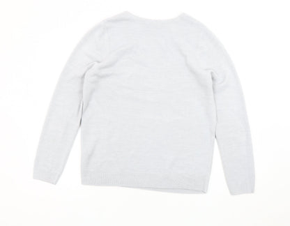 Womens UK Size 14 BHS Grey Pullover Jumper