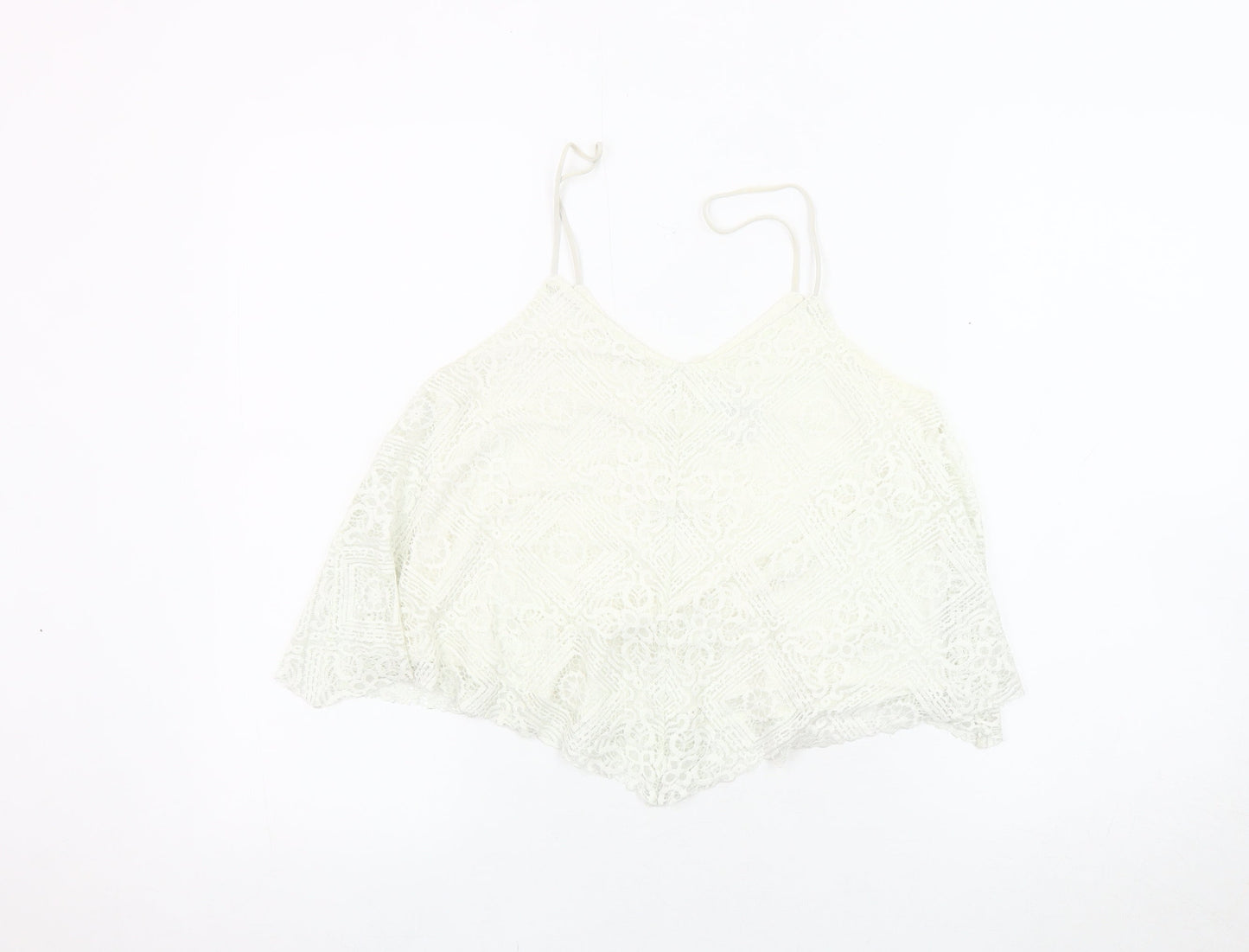 Womens UK Size S American Eagle Outfitters Ivory Camisole Tank