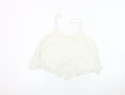 Womens UK Size S American Eagle Outfitters Ivory Camisole Tank