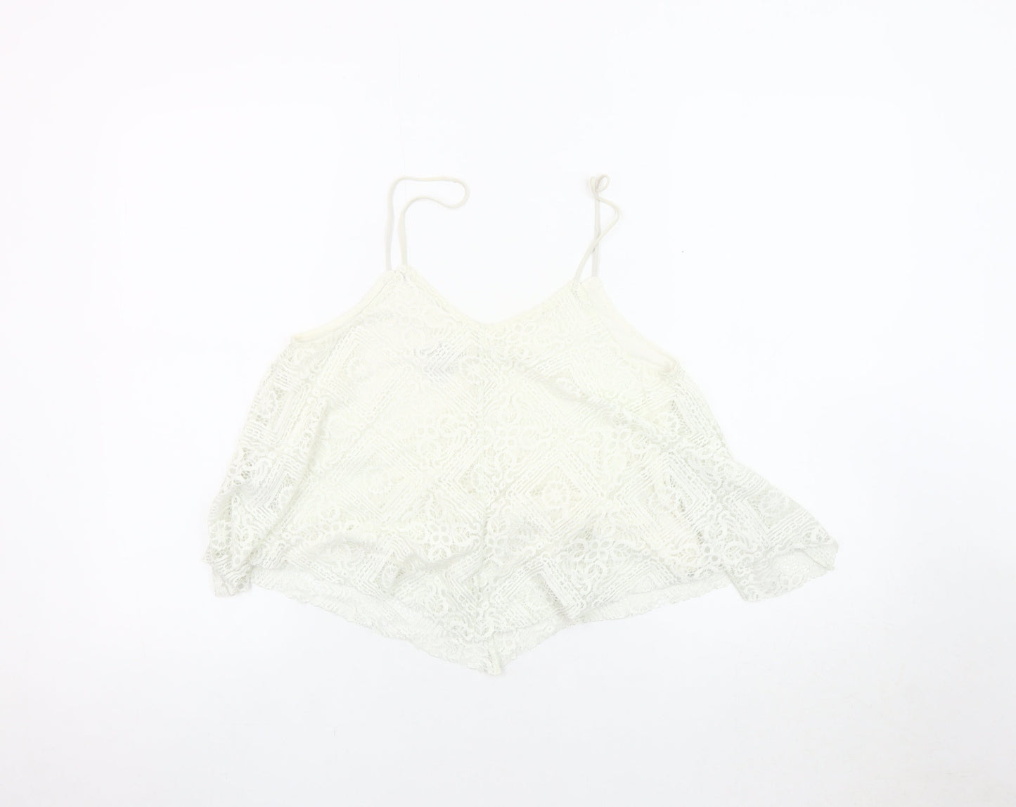 Womens UK Size S American Eagle Outfitters Ivory Camisole Tank