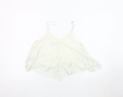 Womens UK Size S American Eagle Outfitters Ivory Camisole Tank