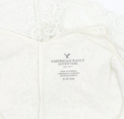 Womens UK Size S American Eagle Outfitters Ivory Camisole Tank