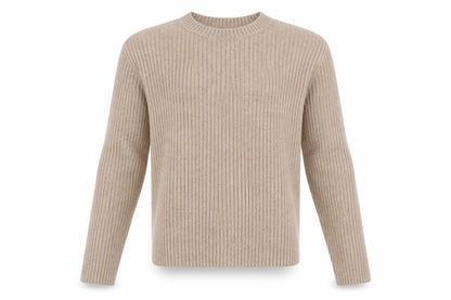 Mens UK Size M Marks and Spencer Beige Pullover Jumper