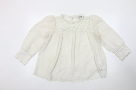Womens UK Size 12 NEXT White Basic Blouse