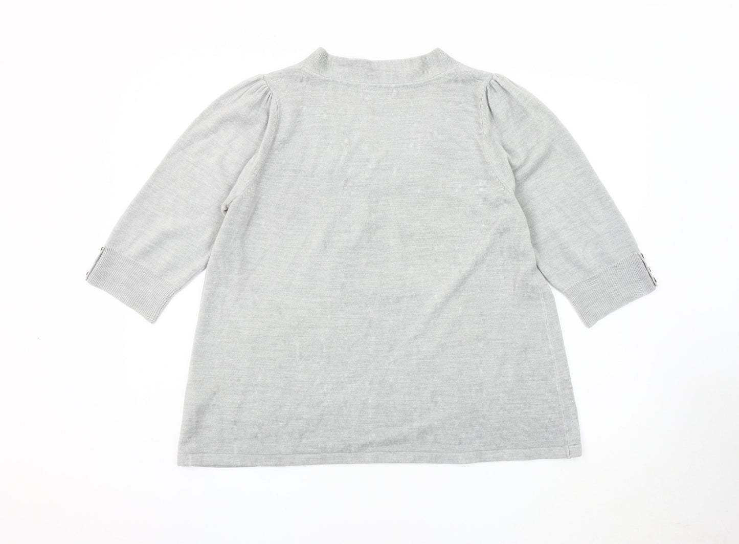 Womens UK Size 18 Per Una Grey Pullover Jumper