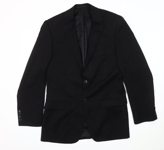 Mens UK Size 36 Burton Regular Black Suit Jacket