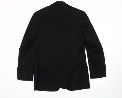 Mens UK Size 36 Burton Regular Black Suit Jacket