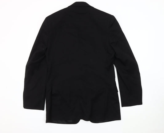 Mens UK Size 36 Burton Regular Black Suit Jacket