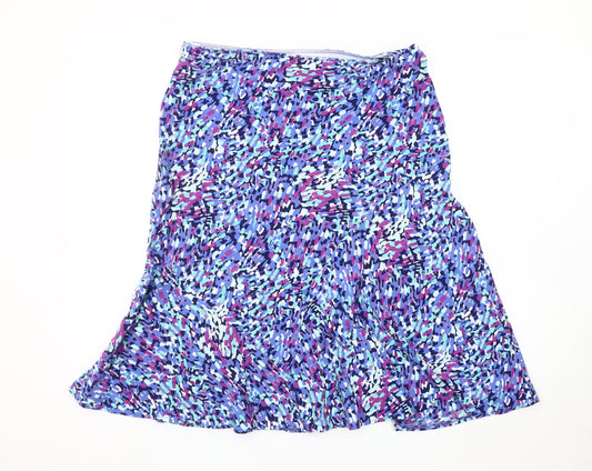 Marks and Spencer Women's Geometric Midi Skirt, Size 14