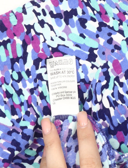 Marks and Spencer Women's Geometric Midi Skirt, Size 14