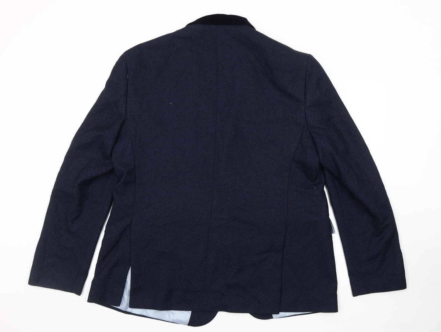 Mens UK Size 46 Marks and Spencer Regular Blue Suit Jacket
