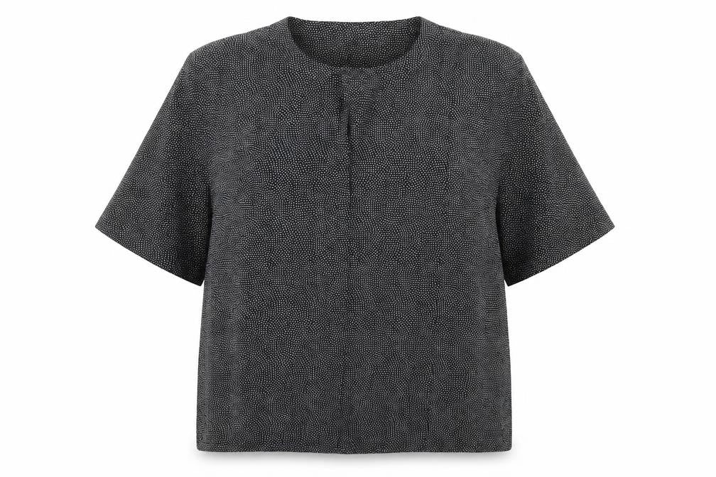 Womens UK Size 16 Viyella Black Basic Blouse