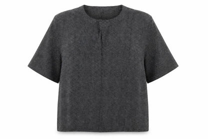 Womens UK Size 16 Viyella Black Basic Blouse