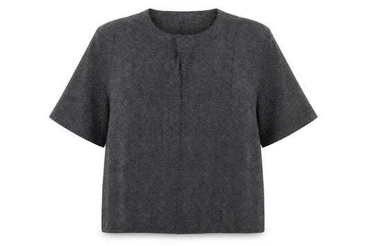 Womens UK Size 16 Viyella Black Basic Blouse